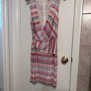 Missoni Multicolor Chevron Mini Dress